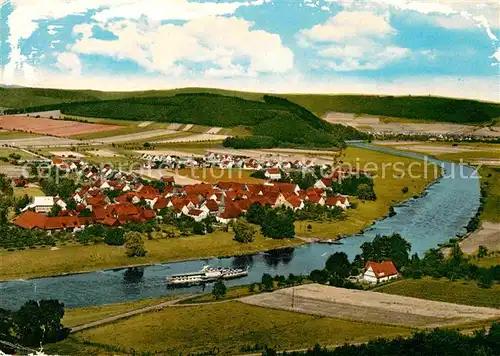 AK / Ansichtskarte Wahmbeck Weserbergland Panorama Luftkurort Kat. Bodenfelde