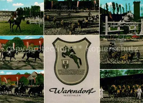 AK / Ansichtskarte Warendorf Gestuet Pferdesport Kat. Warendorf