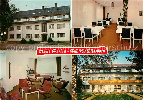 AK / Ansichtskarte Bad Waldliesborn Pension Haus Berlin Kat. Lippstadt