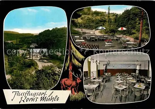 AK / Ansichtskarte Arzheim Koblenz Korns Muehle Cafe Restaurant  Kat. Koblenz