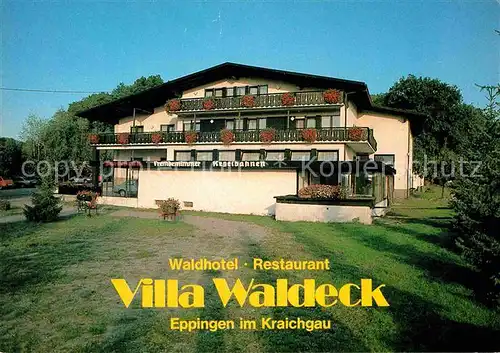 AK / Ansichtskarte Eppingen Waldhotel Restaurant Villa Waldeck  Kat. Eppingen