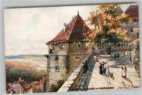 AK / Ansichtskarte Verlag Tucks Oilette Nr. 7689 Tuebingen Schloss Hohentuebingen Burglinde Charles E. Flower  Kat. Verlage
