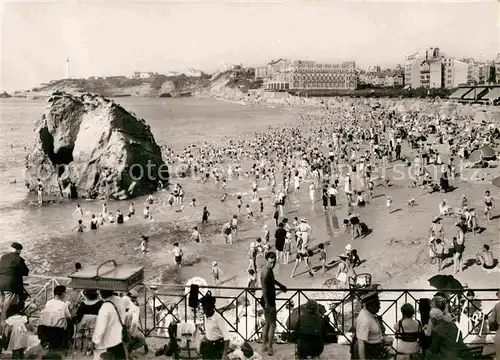 AK / Ansichtskarte Biarritz Pyrenees Atlantiques Plage et Cap St. Martin Kat. Biarritz