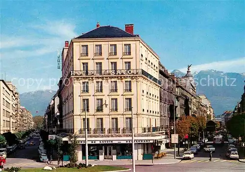 AK / Ansichtskarte Grenoble Hotel de Savoie Restaurant Taverne Kat. Grenoble