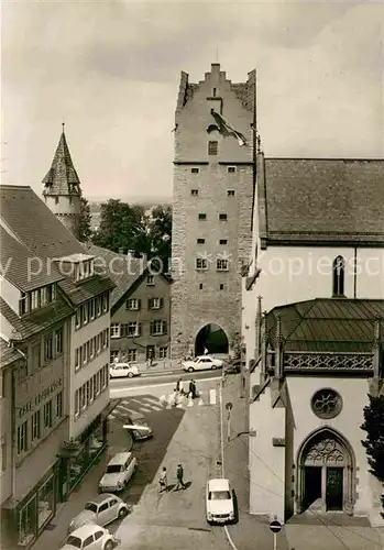 AK / Ansichtskarte Ravensburg Wuerttemberg Frauentor Gruener Turm Kat. Ravensburg