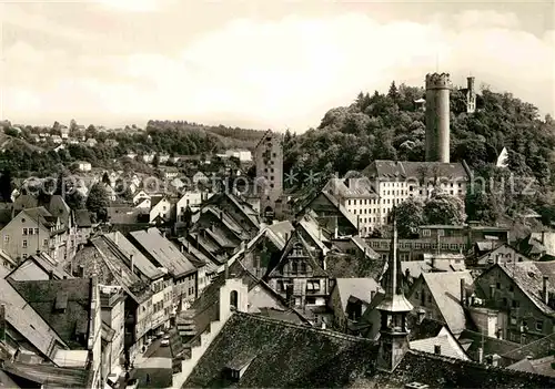 AK / Ansichtskarte Ravensburg Wuerttemberg Blick vom Blaserturm Obertor Mehlsack Veitsburg Kat. Ravensburg