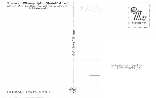 AK / Ansichtskarte Buhlbach Obertal Panorama 