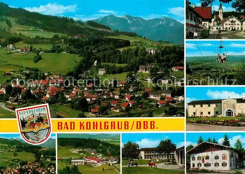 AK / Ansichtskarte Bad Kohlgrub Panorama Kirche Sessellift Kuranlagen Kat. Bad Kohlgrub
