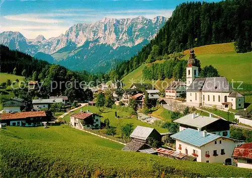 AK / Ansichtskarte Ramsau Berchtesgaden mit Reiteralpe Kat. Ramsau b.Berchtesgaden