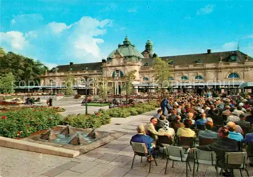 AK / Ansichtskarte Bad Oeynhausen Kurhaus mit Konzertplatz Kat. Bad Oeynhausen