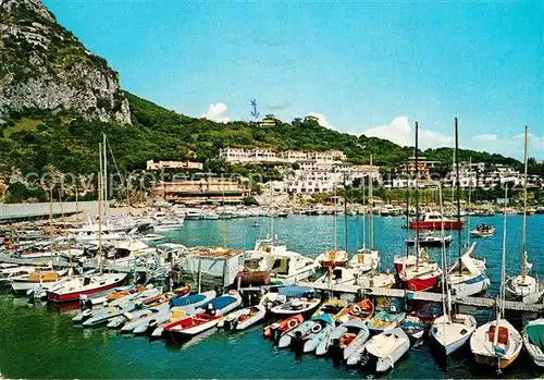 AK / Ansichtskarte San Felice Circeo Bootshafen