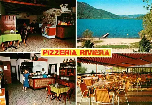 AK / Ansichtskarte Calceranica al Lago Pizzeria Riviera Kat. Calceranica al Lago