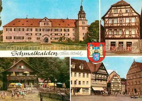 AK / Ansichtskarte Schmalkalden Schloss Wilhelmsburg Lutherhaus HOG Ehrental Altmarkt Kat. Schmalkalden