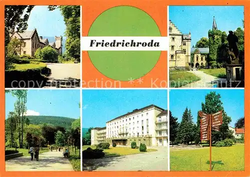AK / Ansichtskarte Friedrichsroda Schloss Parkhotel Reinhardsbrunn Puschkinpark  Kat. Friedrichsroda