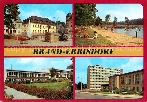 AK / Ansichtskarte Brand Erbisdorf Brander Hof Strand  Kat. Brand Erbisdorf