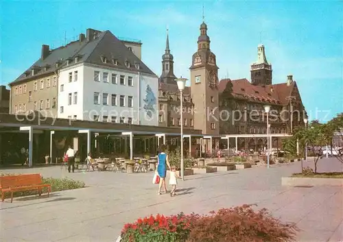 AK / Ansichtskarte Karl Marx Stadt Rathaus vom Rosenhof gesehen  Kat. Chemnitz