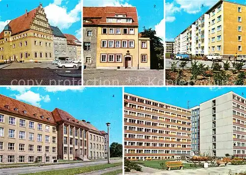 AK / Ansichtskarte Freiberg Sachsen Bergbaumuseum am Untermarkt Koernerhaus Karl Kegel Strasse Bergakademie Internat Kat. Freiberg