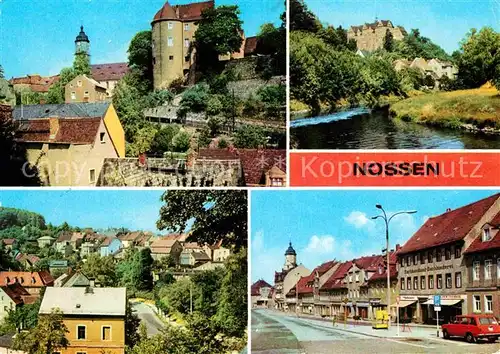 AK / Ansichtskarte Nossen Schloss Freiberger Mulde Markt Kat. Nossen