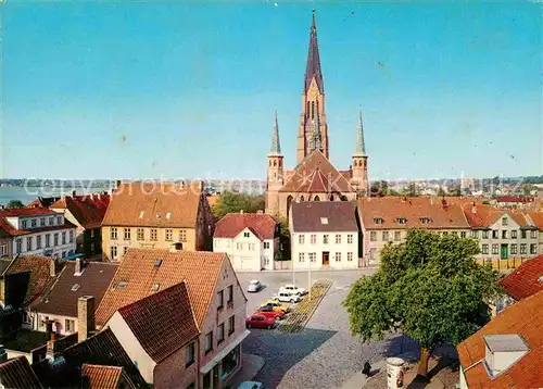 AK / Ansichtskarte Schleswig Schlei Blick vom Rathaus zum Dom Kat. Erfde