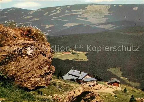 AK / Ansichtskarte Arberschutzhaus Panorama Bayerischer Wald Kat. Grosser Arber Bayerisch Eisenstein