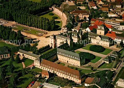 AK / Ansichtskarte Schwetzingen Schloss Schlossgarten Fliegeraufnahme Kat. Schwetzingen