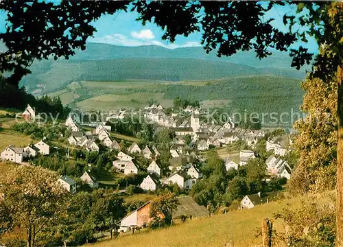 AK / Ansichtskarte Fredeburg Schmallenberg Panorama Kneippkurort