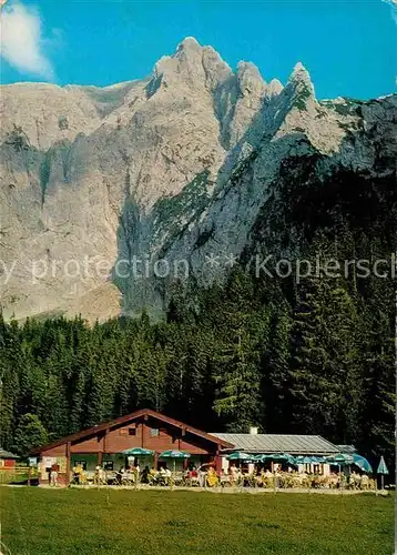 AK / Ansichtskarte Berchtesgaden Berggasthof Cafe Scharitzkehlalm am Hohen Goell Berchtesgadener Alpen Kat. Berchtesgaden