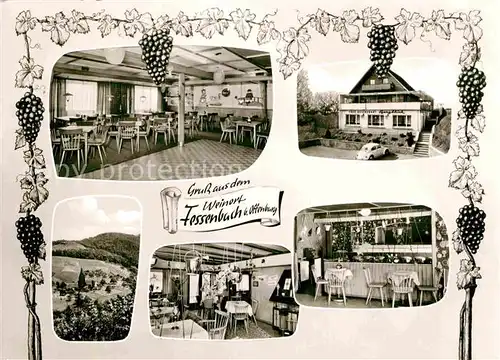 AK / Ansichtskarte Fessenbach Cafe Restaurant Bergblick Kat. Offenburg