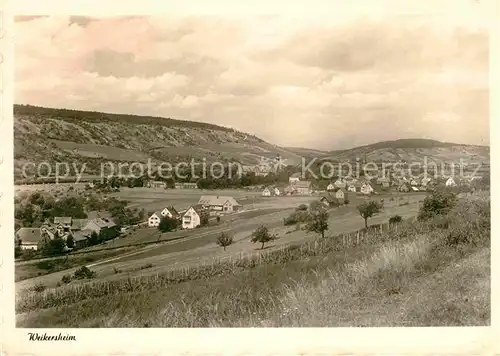 AK / Ansichtskarte Weikersheim Panorama Kat. Weikersheim