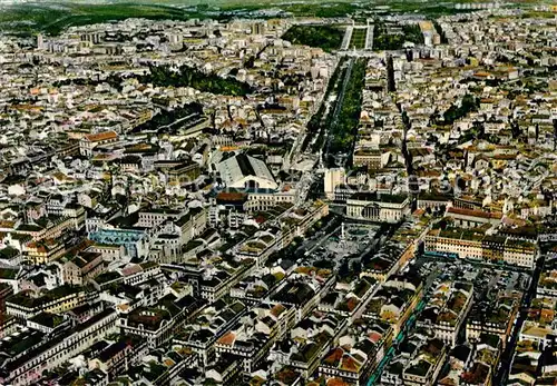 AK / Ansichtskarte Lisboa Rossio Avenida da Liberdade Luftbild Kat. Portugal