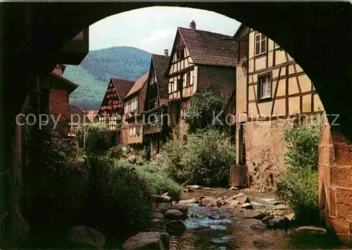 AK / Ansichtskarte Kaysersberg Haut Rhin Anciennes Maisons des Tanneurs au bord de la riviere Weiss Kat. Kaysersberg