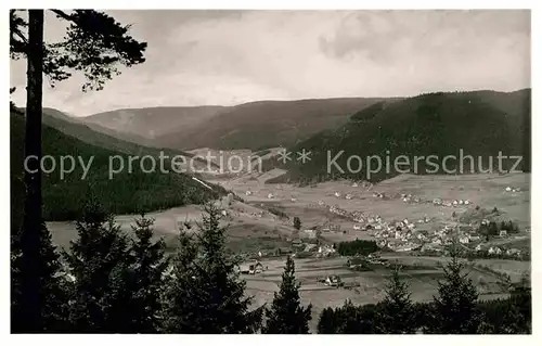 AK / Ansichtskarte Mitteltal Schwarzwald Panorama  Kat. Baiersbronn