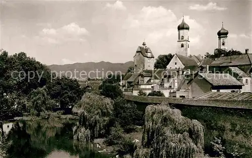 AK / Ansichtskarte Isny Allgaeu Kirche Kat. Isny im Allgaeu