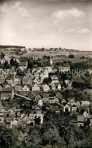 AK / Ansichtskarte Altensteig Schwarzwald Teilansicht Kirche