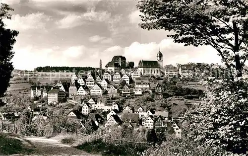 AK / Ansichtskarte Altensteig Schwarzwald Panorama Kirche