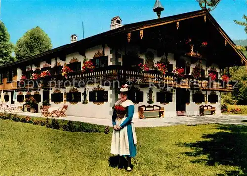 AK / Ansichtskarte Tegernsee Festtracht Das Mieder Kat. Tegernsee