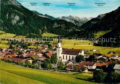 AK / Ansichtskarte Hindelang mit Bad Oberdorf und Ostrachtal Kat. Bad Hindelang