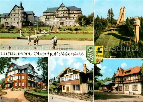 AK / Ansichtskarte Oberhof Thueringen Hotel Ernst Thaelmann Schanze am Rennsteig Jugendherberge Albert Kayser  Kat. Oberhof Thueringen