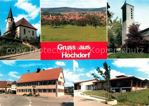 Hochdorf Plochingen Kirchen Gasthaus Gesamtansicht Kat. Hochdorf