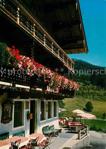 Bayrischzell Alpengasthof zum Feurigen Tatzelwurm Kat. Bayrischzell