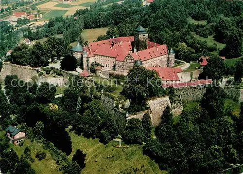 Kronach Oberfranken Veste Rosenberg Fliegeraufnahme Kat. Kronach