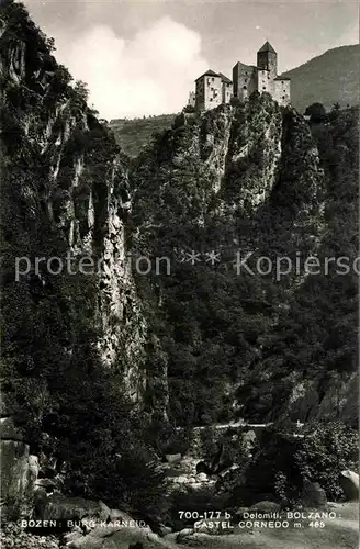 Bozen Suedtirol Burg Karneid Dolomiten Castel Cornedo Dolomiti Kat. Bozen Suedtirol