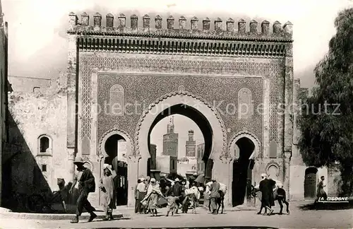 Fes Porte de Boujeloud Kat. Marokko