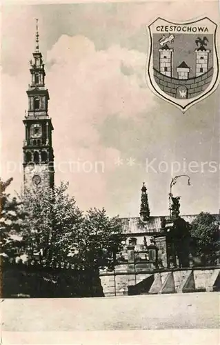 Czestochowa Schlesien Kirche Wappen Kat. Tschenstochau