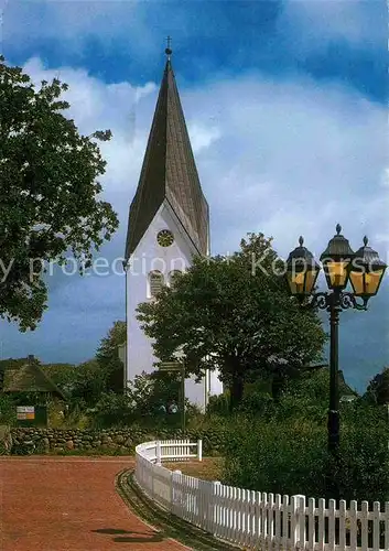 AK / Ansichtskarte Nebel Amrum St Clemens Kirche Nordseeinsel Kat. Nebel