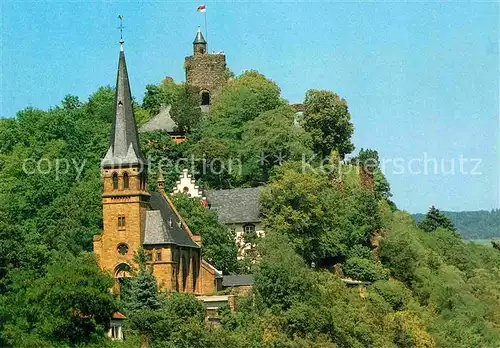 AK / Ansichtskarte Saarburg Saar Evangelische Kirche Burgruine Kat. Saarburg