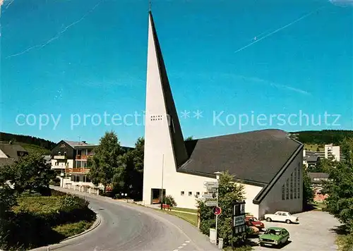 AK / Ansichtskarte Willingen Sauerland Katholische Kirche St Sturmius Kat. Willingen (Upland)