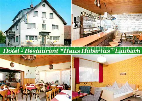 AK / Ansichtskarte Laubach Hessen Hotel Pension Haus Hubertus Kat. Laubach Vogelsberg