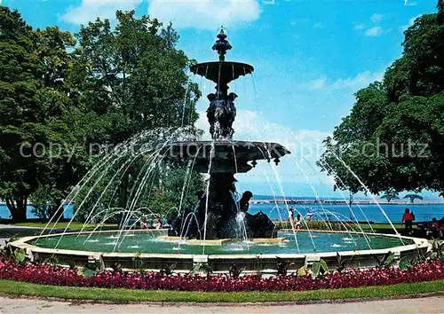 AK / Ansichtskarte Geneve GE Brunnen im Englischen Garten Kat. Geneve