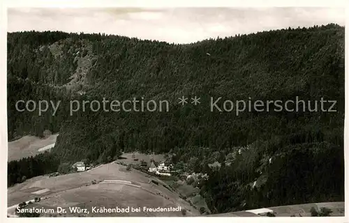 AK / Ansichtskarte Kraehenbad Sanatorium Dr. Wuerz Kat. Alpirsbach